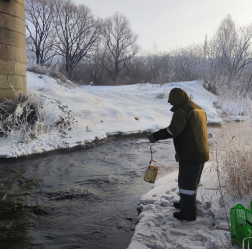 Специалисты ЦЛАТИ по Кемеровской области выехали на обследование реки Есаулка